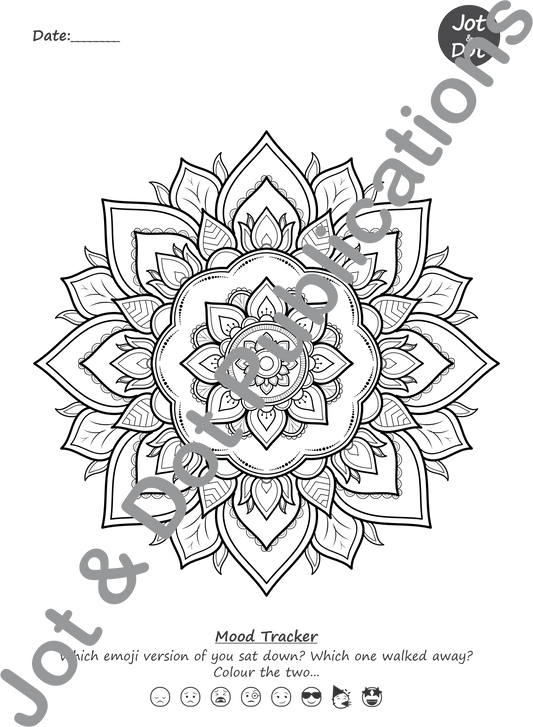 Floral Ed: Mandala Coloring Book