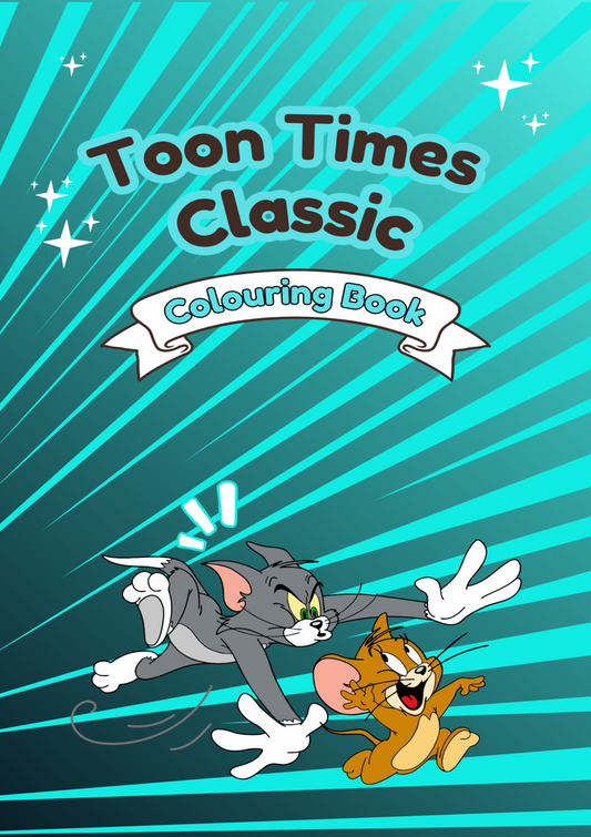 Toon Times Classic Coloring Book For Kids