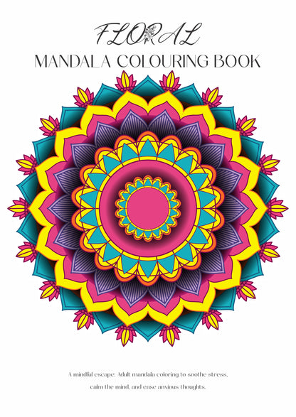 Floral Ed: Mandala Coloring Book
